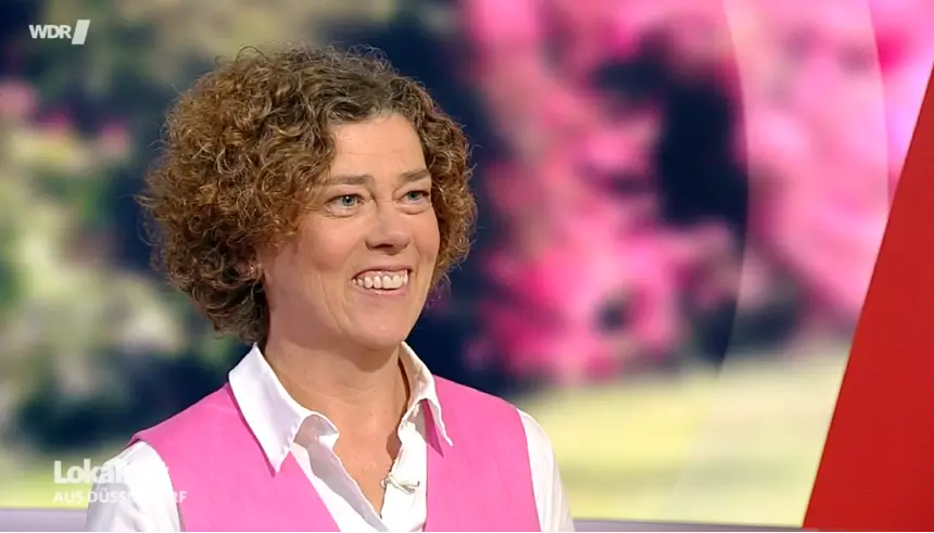 Melanie Unterberg bei der WDR Lokalzeit Düsseldorf