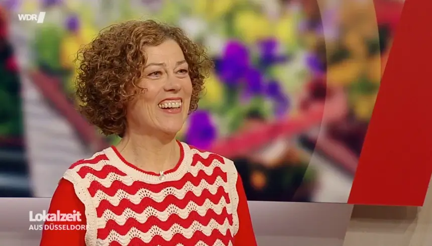 Melanie Unterberg bei der WDR-Lokalzeit