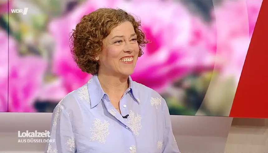 Melanie Unterberg bei der WDR-Lokalzeit