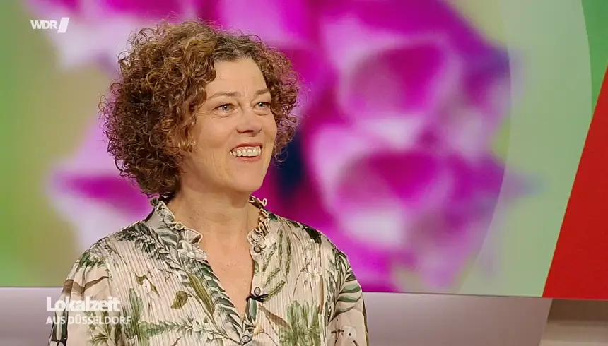 Melanie Unterberg bei der WDR-Lokalzeit